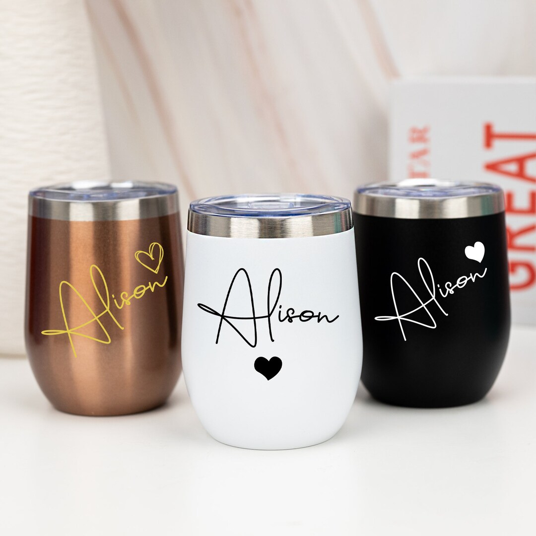 Personalized Couple Wine Tumbler - Gift Idea For Couple/Him And Her - To My Boyfriend main image 1