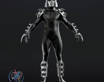 Shredder Cosplay 3D Printed Raw Armor