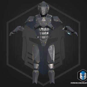 Null Cipher Cosplay Helmet and Armor