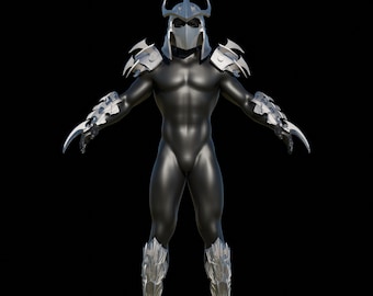 Shredder Custom Cosplay Armor Raw Print