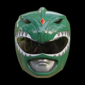 Green Ranger Helmet Raw Print