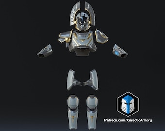 Savior of the Free Cosplay Helmet Armor Raw Print