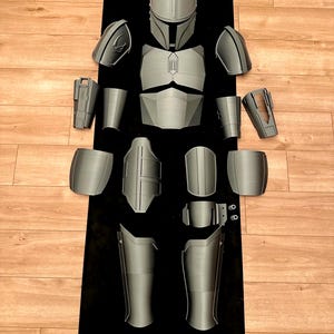 Mandalorian Din Djarin Armor Raw 3D Printed