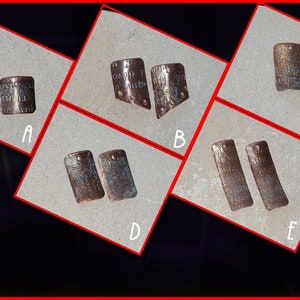 Textured Copper Rectangle Earring Components with Patina, Hand-Painted Jewelry Charms, Handmade Jewelry Components