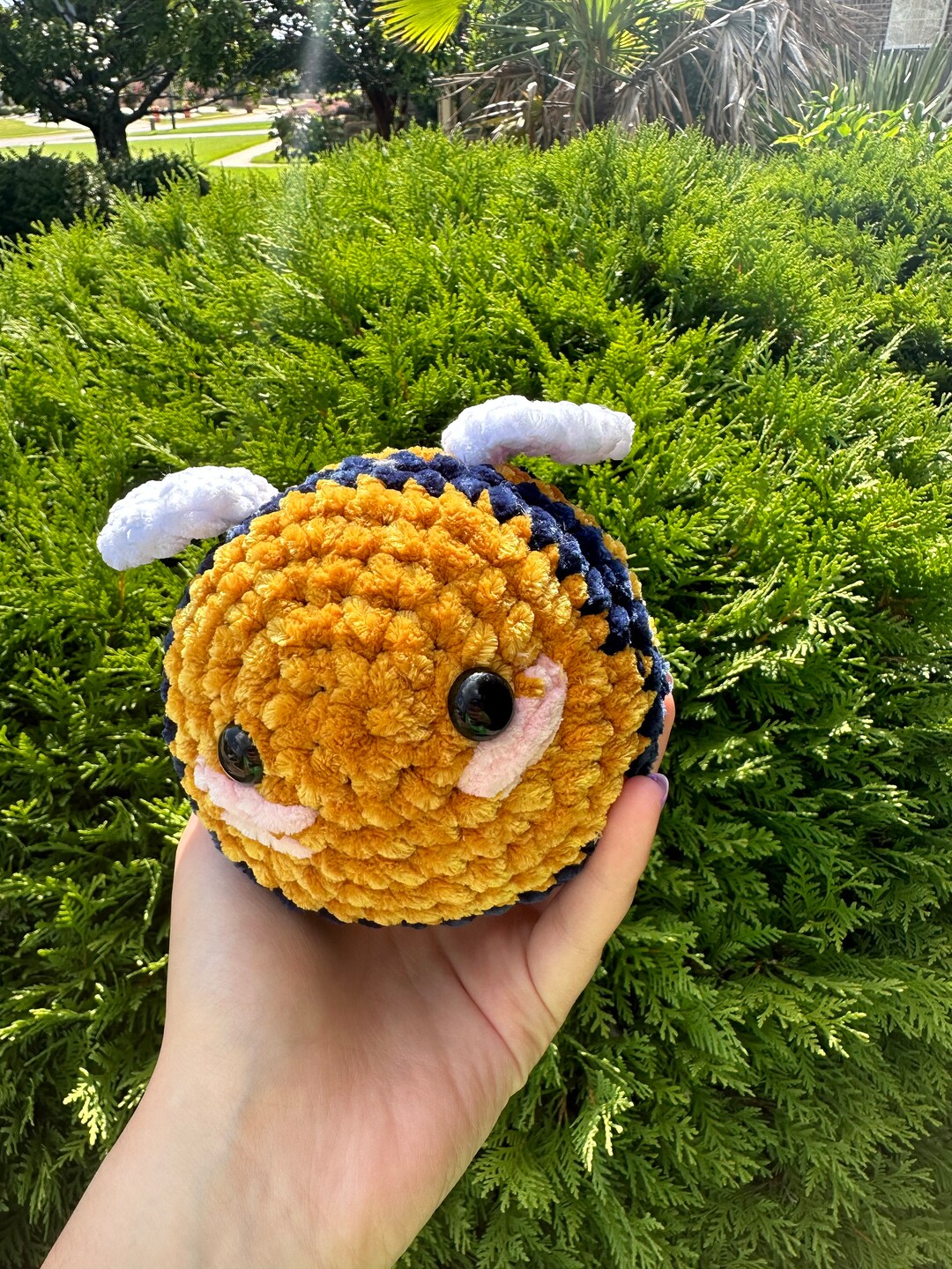 Ga Tech Big Crochet Bee - Etsy