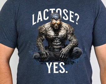 Lactose? Yes t-shirt Intolerant shirt lactose intolerant lactose tolerant shirt I refuse to tolerate lactose lactose intolerant shirt