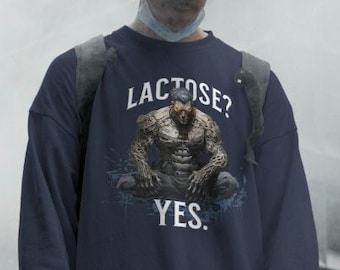 Lactose? Yes sweater Intolerant shirt lactose intolerant lactose tolerant shirt I refuse to tolerate lactose lactose intolerant sweatshirt