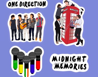 One Direction Sticker Set