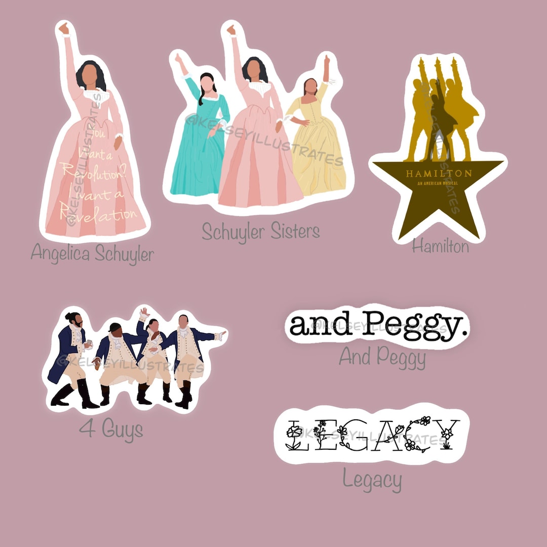 Star Print - Hamilton Musical Sticker