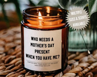 Funny Mom Candle, Gift for Mom, Birthday Gift for Mom, Mother's Day Gift for Mom, Gift from Daughter, Funny Gifts, Funny Mother's Day Gift