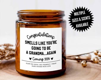 Pregnancy Announcement Gift for Grandma, You are Going To Be a Grandma Again, 2nd Pregnancy for Grandma, Baby Reveal, 2nd Baby Announcement