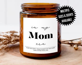 Vela "En la era de mi mamá", bonito regalo para el Día de la Madre, regalo para mamá primeriza, regalo de cumpleaños, regalo de Navidad y regalo para el Día de la Madre.