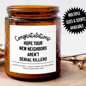 Hoop nieuw dat je buren geen seriemoordenaars zijn, grappig kaarscadeau, housewarmingcadeau, verhuiscadeau, cadeau huiseigenaar, cadeau nieuw huis voor BFF