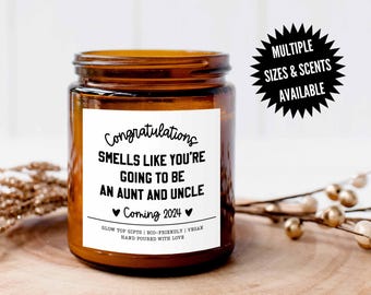Pregnancy Announcement Gift for Aunt and Uncle, You are Going To Be An Aunt and Uncle, Pregnancy Announcement Baby Reveal, Baby Announcement