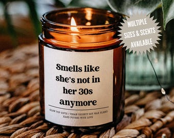 40.Geburtstagsgeschenk für Sie, 40.Geburtstagsgeschenk, lustige Kerze zum Geburtstag, nicht in ihren 30ern mehr, Geschenk zum 40.Geburtstag, Partygeschenk