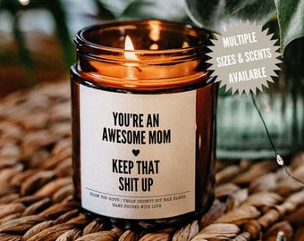 Funny Mother's Day Gift for Mom, Mothers Day Gift, Birthday Gift for Mom, Funny Candle for Mom, Funny Mother's Day Gift