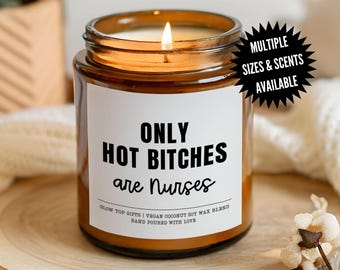 Nursing School Graduation Candle Gift, Funny Nursing Graduation Candle Gift New Nurse Gift, Gift for Nursing School Grad, Best Friend Gift