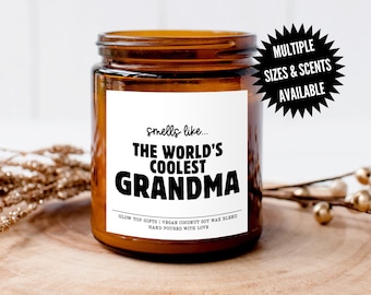 Leuk kaarscadeau voor oma, oma verjaardagscadeau, Moederdagcadeau voor oma, oma kerstcadeau, 's werelds beste omacadeau