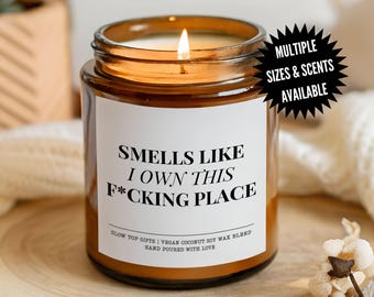 Regalo para un nuevo hogar, regalo para un nuevo propietario, vela de inauguración de la casa, regalo para una nueva casa, regalo para una mudanza, huele como si este lugar fuera mío