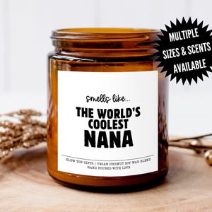 Muttertagsgeschenk für Nana, Nana-Geburtstagsgeschenk, Muttertagsgeschenk für Oma, Nana-Weihnachtsgeschenk, weltbestes Nana-Geschenk, Nana-Kerze
