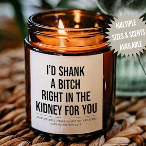 Best Friend Candle Gift for Her, Funny Gift for Best Friend Birthday Gag Gift for Her, Best Friend Gifts, BFF Christmas Gift, Bridal Party