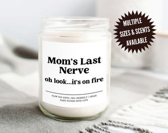 Le nerf de la guerre pour maman, cadeau maman de sa fille, cadeau fête des mères, cadeau amusant pour maman, cadeau bougie pour maman, cadeau pour maman, bougie pour la fête des mères