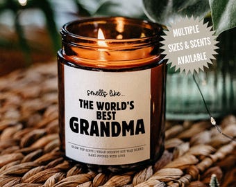 Leuk kaarscadeau voor oma, oma verjaardagscadeau, Moederdagcadeau voor oma, oma kerstcadeau, 's werelds beste omacadeau