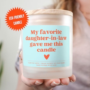 Candle Gift for Mother In Law,  Mother&#39;s Day Gift for Mother-in-Law, Wedding Gift for Mother In Law, Birthday Gift From Daughter-in-Law