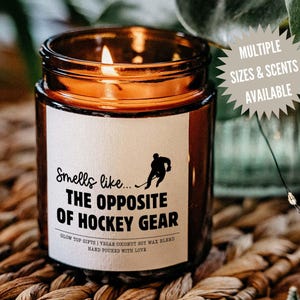 Hockey moeder cadeau voor Moederdag, grappig hockey moeder cadeau, hockey moeder kaars, cadeau voor hockey moeder, hockey moeder verjaardagscadeau, hockey manager afbeelding 1