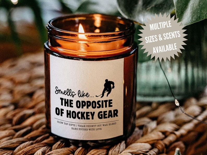 Hockey moeder cadeau voor Moederdag, grappig hockey moeder cadeau, hockey moeder kaars, cadeau voor hockey moeder, hockey moeder verjaardagscadeau, hockey manager afbeelding 1