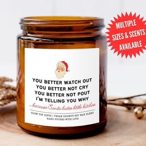 Grappige kerstkaars cadeau voor haar, geheime kerstcadeaus, cadeaus witte olifant, grappige kerstcadeaus Kerstkaars, kerstkaarsen