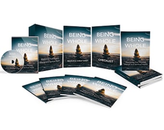 PLR | Done for you | Being Whole | Digital Course | Master Resell Rights Attached