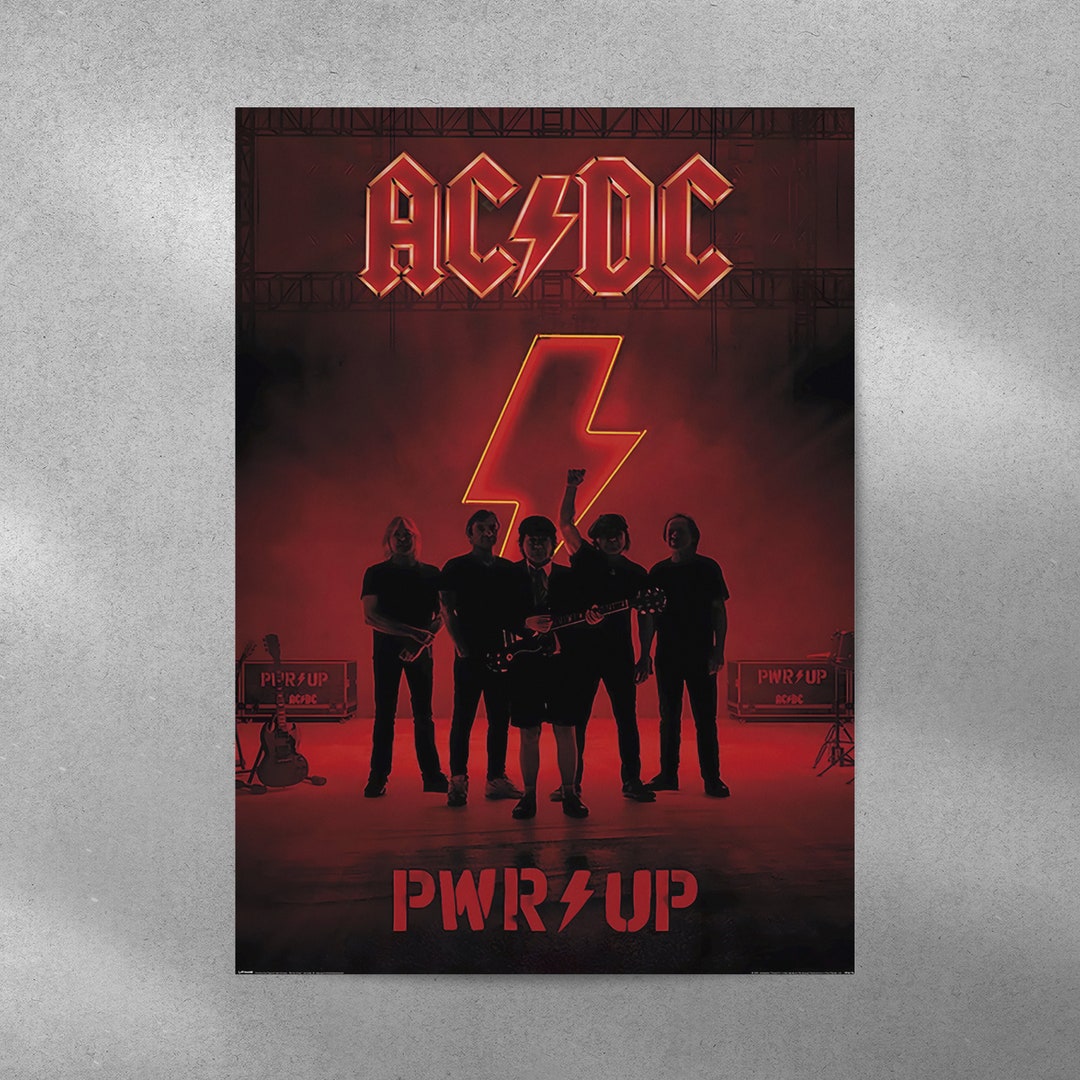 AC/DC Poster / Metal Band Poster / Aesthetic Poster / Retro Poster ...