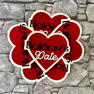 Baldur&#39;s Date 2.5&quot; Vinyl DnD BG3 Sticker
