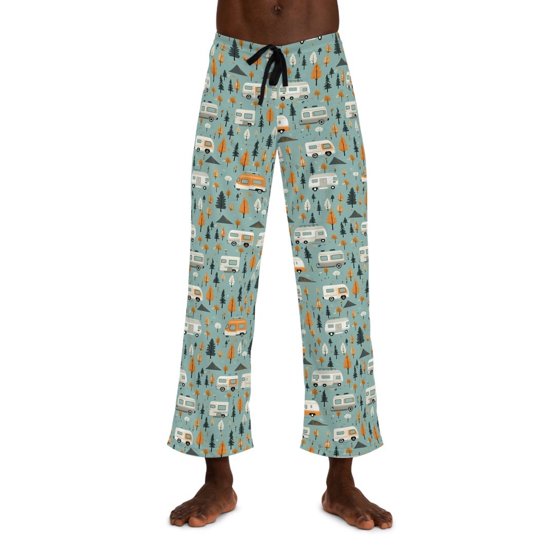The Turquoise Trails Camper Men's Pajama Pants AOP Etsy