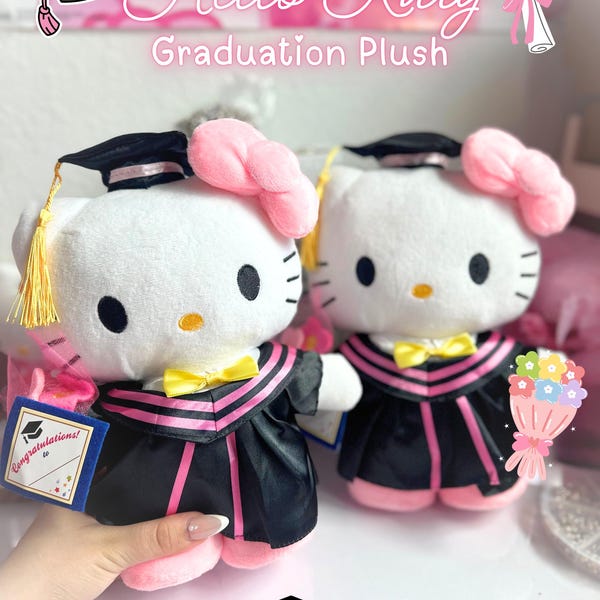 Hello Kitty Graduation Plushie