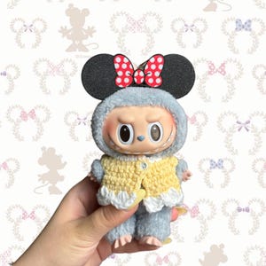 Disney Minnie and Mickey Labubu Headband 3D Printed