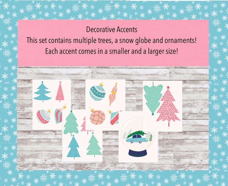 Winter Bulletin Board Kit, Printable Winter Bulletin Board, Winter