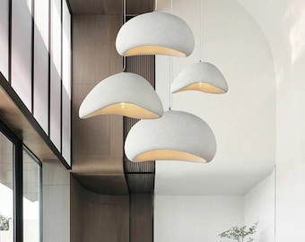 Candelabro japonés moderno minimalista comedor sala de estar colgante luz dormitorio Bar diseñador Homestay E27 lámpara colgante
