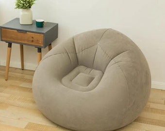 Großer Lazy aufblasbarer Sofa-Stuhl/Liegesitz/Sitzsack-Sofas, Pouf, Puff-Couch