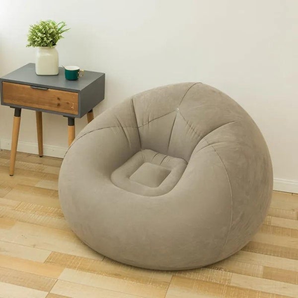 Large Lazy Inflatable Sofa Chair/ Lounger Seat/ Bean Bag Sofas Pouf Puff Couch