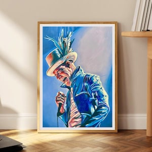 Gord Downie Art Print: Tragically Hip Concert Poster, Canadian Music Legends (11x17 Giclée Print)