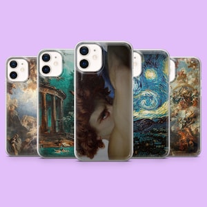 The Fallen Angel Phone Case Famous Art Renaissance Cover for iPhone 17, 16, 15, 14, 13, 12, Samsung S25, S24, S23, S22, A16, A25,Pixel 10Pro