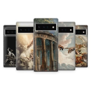 Coque pour téléphone mythologie grecque, Grèce romaine antique, pour Google Pixel 9, 9Pro XL, 8A, 7Pro, 6A, Samsung S25, S24, S23Fe, A25, A55, iPhone 16