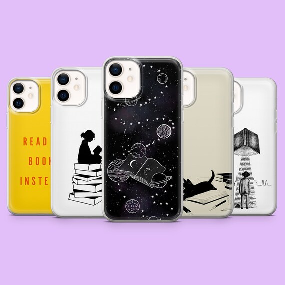Bookish Phone Case Booklover Book Cover for iPhone 17Pro Max, 16, 16Pro, 15, 14, 13, 12, Samsung S25, S24, S23, A56, A16, Pixel 10Pro, 9A