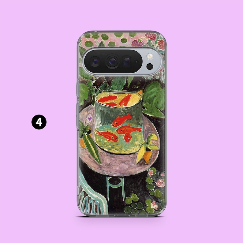 Funda Matisse para teléfono con diseño de Henri Matisse para Google Pixel 10, 10 Pro, 9, 9 Pro, 9A, 8A, 7A, 6A, Samsung S25, S24Fe, S23, A16, A56, iPhone 17 4