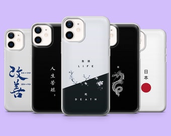 Japanese Phone Case Samurai Japan Cover for iPhone 17Pro, 16, 15Pro, 14, 13, 12, Samsung S25, S24Fe, S23, S22, A16, Pixel 10Pro XL, 9A, 9Pro
