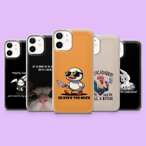 Funny Animal Quotes Phone Case Dark Humor Cover for iPhone 17, 17Pro, 16, 15, 14, 13, 12,Samsung S25, S24, S23, S22, A56, A16, A36, Pixel 10 Funny Animal Quotes Phone Case Dark Humor Cover for iPhone 17, 17Pro, 16, 15, 14, 13, 12,Samsung S25, S24, S23, S22, A56, A16, A36, Pixel 10