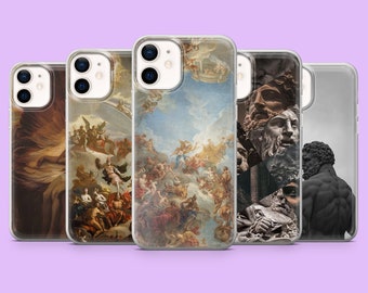 Greek Mythology Phone Case Myth Greek God Cover for iPhone 15Pro, 14, 13, 12, 11, Samsung S24 Ultra, S23FE, S22, A15, A54, A25, A14, Pixel 8