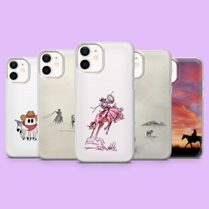 Western Phone Case Southwest Rodeo Cowboy Cover for iPhone 17Air, 16, 15, 14, 13, 12, Samsung S25, S24, S23, S22, A16, Pixel 10, 10Pro, 9A